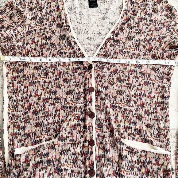 Marc by Marc Jacobs Multicoloured V-Neck Button up Cardigan Sweater Size Small - Picture 9 of 13